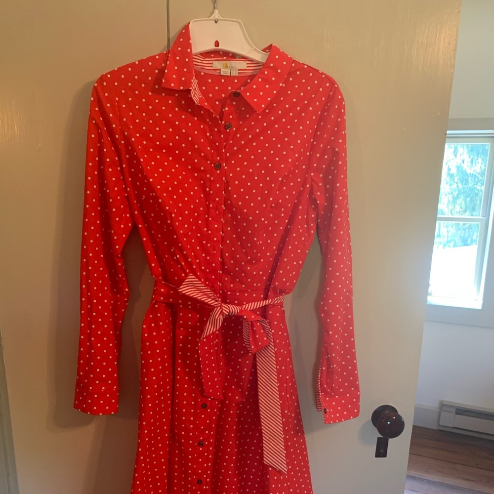 Boden Shirt Dress. Size 6
